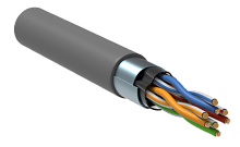 ITK Витая пара F/UTP 5E 4х2х24AWG LSZH серый (305м) РФ/С | код LC1-C5E04-321-S-R | ITK by IEK