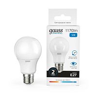 Лампа светодиодная Elementary A60 12Вт E27 6500К | Код. 23232 | Gauss