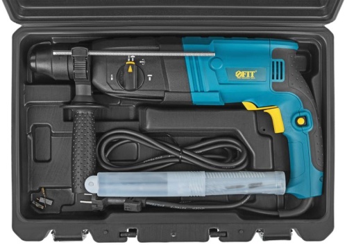 Перфоратор монтажный 900Вт 0-1150об/мин 0-5100уд/мин 3.3Дж 3 режима SDS-PLUS FIT 80109 фото 8