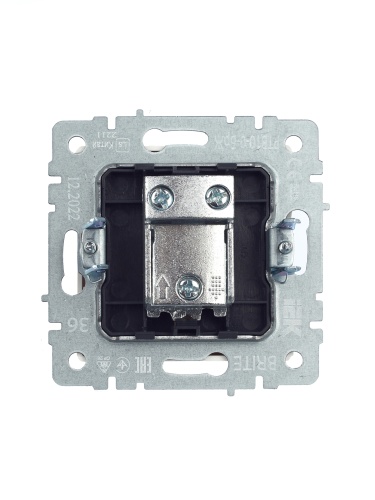 BRITE Розетка TV проходная РТВ10-0-БрЖ жемчуг | код BR-A10-P-K36 | IEK фото 3