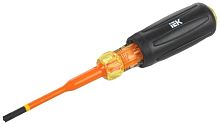 Отвертка диэлектрическая SLIM PZ/SL1х80 Т3 ARMA2L 5 | код A2L5-SC31-T3-ZS-10-080 | IEK
