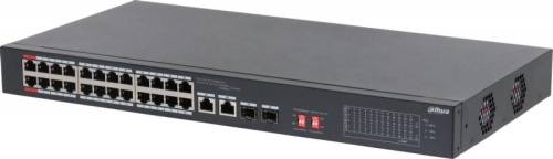 Коммутатор Dahua DH-S3226-24ET-240 2xКомбо(1000BASE-T/SFP) неуправляемый | код 2030656 | Dahua