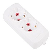 Колодка 2 гнезда с/з PROconnect Эконом | код 11-8709 | REXANT