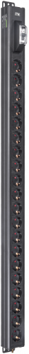 ITK BASE PDU PV0101 25U 1ф 16А 20SCHUKO без каб. | код BS-PV70-20D-11 | ITK by IEK