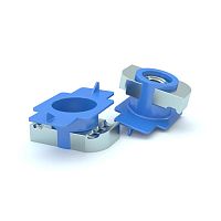 Гайка канальная с фиксатором М6 ZN КМ LO65521