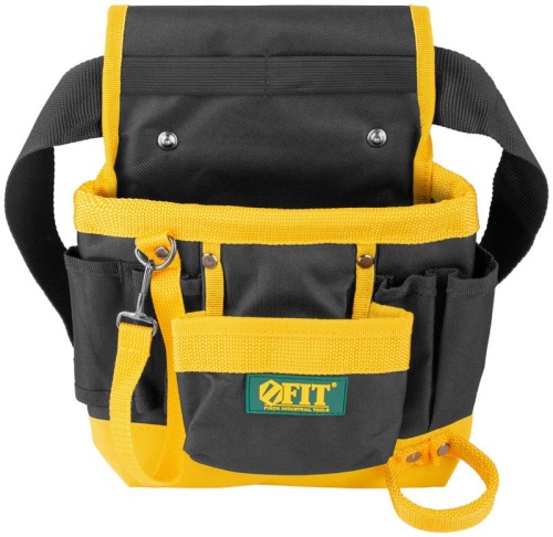 Пояс для инструмента одинарный, полиэстер, 7 отделений, 2 петли для инструмента | код 12514 | FIT фото 8