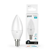 Лампа светодиодная Elementary Candle 10Вт E14 4100К | Код. 33120 | Gauss