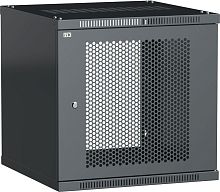 Шкаф LINEA WE 12U 600x650мм дверь перфорированная черный | код LWE5-12U67-PF | ITK
