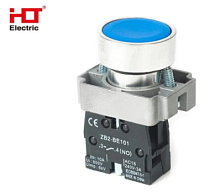 Кнопка BA61 NO 230B IP40 синяя HLT | код 085-07-006| HLT