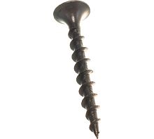 Саморез гипсокартон/дерево черный 3,5х32 | код screw-GD-32-sht | Крепдил