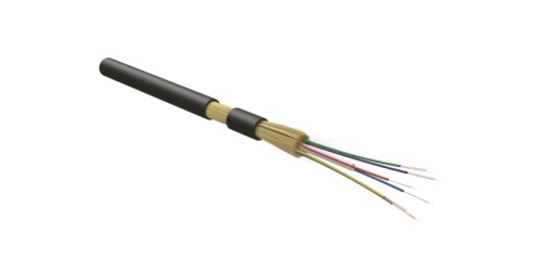 Hyperline FO-MB-IN/OUT-9S-48-LSZH-BK Кабель волоконно-оптический 9/125 (SMF-28 Ultra) одномодовый. 48 волокон. безгелевые микротрубки 1.1 мм (micro bundle). внутренний/внешний. LSZH. нг(А)-HF. –40 C – +70 C. черный | код 417421 | Hyperline