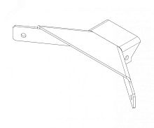 Накладка -MB-16.1 трехсторонняя (секция - турникет) | код PERCo-MB-16.1 | PERCo