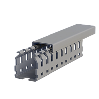 555 2530, KKD 2530, Перфорированный короб с крышкой, 25x30 (ШxВ) Серый | код 0.0.0.5.552530| KLEMSAN