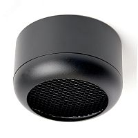 Светильник ДПО-12w GX53 без лампы черный с антибликовой сеточкой | код HL364 48398 | FERON