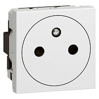 Mosaic Розетка 2К+З Schuko лицевая панель заподлицо | код 77132 | Legrand