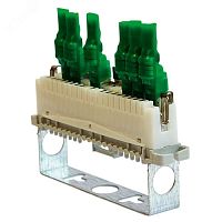 Устройство защиты оборудования в линиях систем сигнализации кроссовое 12В | код УЗЛ-СК-12 | Тахион