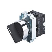 Переключатель NP2-BD53, 3 положения с возвратом, 2НО IP40 (R)(CHINT) | код 573985 | CHINT