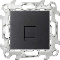 Механизм розетки телефонной RJ11 СП IP20 графит | Код. 2410480-038 | Smon