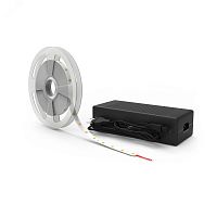 Лента светодиодная LED (комплект лента и драйвер) 2835/240-SMD 14,4 Вт/м 1600 Лм/м 4000К белый IP20 12 В DC 8 мм (катушка 5 м) Basic Gauss | код BT087 | GAUSS