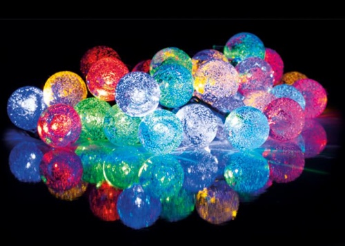 Светильник светодиодный SLR-G05-30M садовый; гирлянда шарики мульти | код 5033375 | ФАZА
