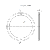 Кольцо уплотнительное для двустенной трубы d63 мм (12шт/720шт уп/кор) Промрукав | код PR13.02762 | ПРОМРУКАВ