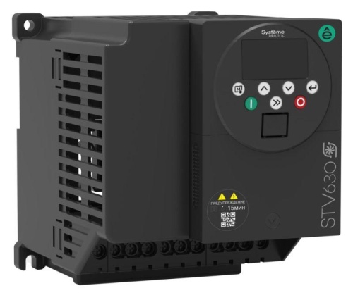 Преобразователь частоты STV630 0,75 кВт 400В ЭМС С3 + LED панель оператора | код STV630U07N4 | Systeme Electric фото 3 Преобразователь частоты STV630 0,75 кВт 400В ЭМС С3 + LED панель оператора | код STV630U07N4 | Systeme Electric фото 3