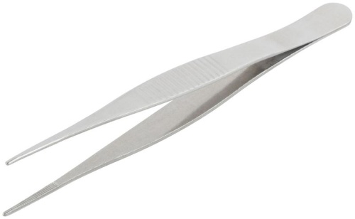 Пинцет прямой нержавеющий 125 мм | код 67437М | FIT фото 5 Пинцет прямой нержавеющий 125 мм | код 67437М | FIT фото 5