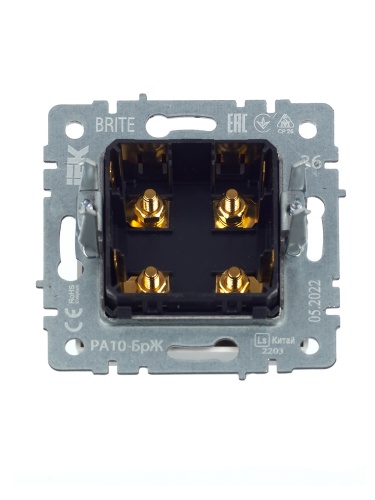 BRITE Аудиорозетка 4-мест. РА10-БрЖ жемч. IEK | код BR-S40-K36 | IEK фото 3 BRITE Аудиорозетка 4-мест. РА10-БрЖ жемч. IEK | код BR-S40-K36 | IEK фото 3