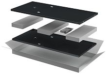 Комплект стенок боковых 600мм шкафа 33U LINEA N чер. | код LN05-33UX6-X | ITK