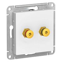 Аудио-розетка ATLASDESIGN, белый | код. ATN000187 | Schneider Electric