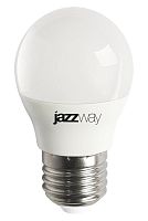 Лампа светодиодная LED 8 Вт 640Лм 3000К белая Е27 Шар | код 5028654 | JazzWay