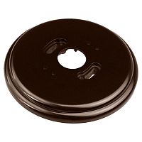 Рамка 1-м R пластик корич. | код RF1-610-22 | Bironi