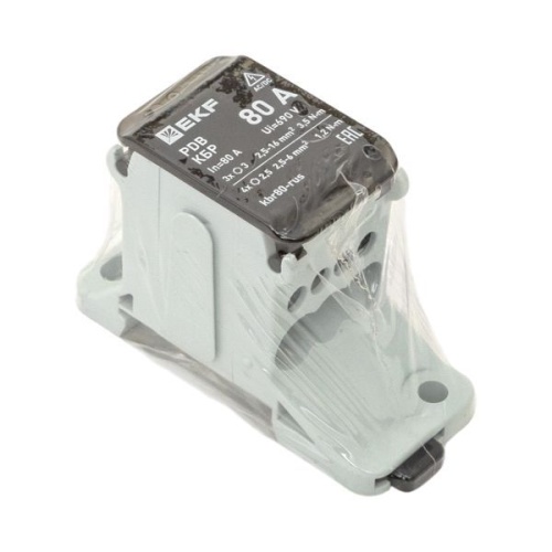 Блок распределительный клеммный КБР 80A EKF kbr80-rus фото 7