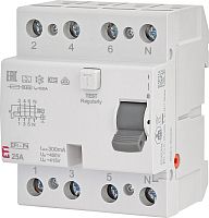 Реле дифференциальное (УЗО) 4р EFI6-P4 40/0,03 тип AC (6kA) | код 002061652 | ETI