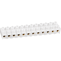 Колодка клеммная 10х35кв.мм 12пар NTB-HPE-S12-80/WH квадратн. полиэтилен бел. | Код. 71008 | Navigator