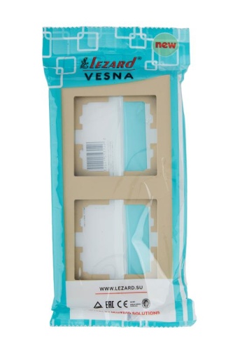 VESNA Рамка 2-ая вертикальная б/вст золото | код 742-3600-152 | LEZARD фото 5 VESNA Рамка 2-ая вертикальная б/вст золото | код 742-3600-152 | LEZARD фото 5