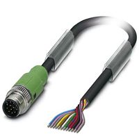 Кабель для датчика / исполнительного элемента SAC-12P-MS/ 3,0-PUR SCO | код 1430543 | PHOENIX CONTACT