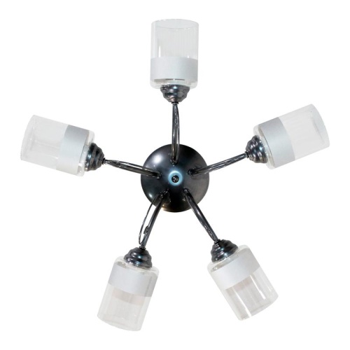 Светильник Мия 151 хром (Плафон 8387) НСБ 01-5х60-131 Е27 ИУ | код 1005404482 | Элетех Светильник Мия 151 хром (Плафон 8387) НСБ 01-5х60-131 Е27 ИУ | код 1005404482 | Элетех