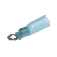 Наконечник кольцевой изолированный RUICHI RV2-3 HST, 19 А, 16-14 AWG, синий, латунь луженая | код 108156 | Ruichi