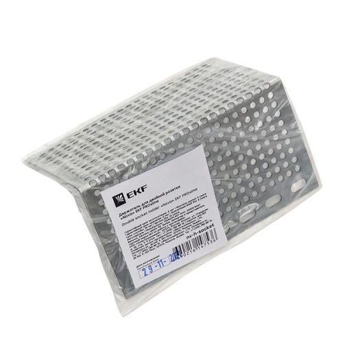 Держатель для двойной розетки "Nova" PROxima | код nv-h-socket | EKF фото 3 Держатель для двойной розетки "Nova" PROxima | код nv-h-socket | EKF фото 3