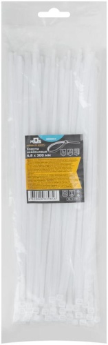 Хомут для проводов 4.8х300мм нейлон. (уп.100шт) MOS 60256М фото 3 Хомут для проводов 4.8х300мм нейлон. (уп.100шт) MOS 60256М фото 3