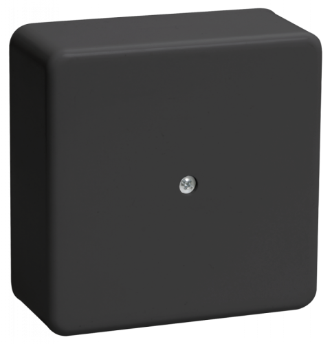 Коробка расп. КМ о/п 100х100х29мм черная IEK | код UKO10-100-100-029-K02-E | IEK