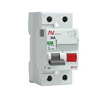 Устройство защитного отключения DV 2P 25А/ 10мА (AC) AVERES | код rccb-2-25-10-ac-av | EKF