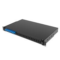 Оптическая полка выдвижная 1U с адатерами 8 х duplex LC OS2 в комплекте с лицевой панелью, пигтейлами, сплайс-кассет(ой/ами) и гильз | код RNFP9DLCU8 | DKC