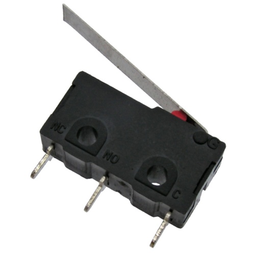 Микропереключатель с рычагом RUICHI SM5-03P, ON-(ON) SPDT 3P, 3 А, 250 В | код 64471 | Ruichi