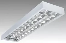 Светильник люминесцентный ЛПО 2х36-CSVT накладной зеркальная решетка ЭПРА | код ЦБ000000744 | Центрстройсвет