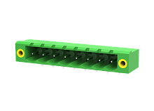 MC-PA5.08H02-F-0001 Разъём штекерный MC, угл. конт.,шаг 5.08мм,2 конт., фланц. ,зел., шт | код MC-PA5.08H02-F-0001 | SUPU