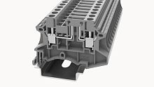 DC4-TG-01P-11-00Z(H) Клемма винтовая DC, 4 мм.кв., под размыкатель, серый | код 11020000186 | DEGSON