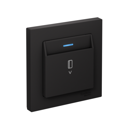 Выключатель карточный AtlasDesign 10А с подсветкой без задержки отключения механизм карбон SE ATN001014 фото 8 Выключатель карточный AtlasDesign 10А с подсветкой без задержки отключения механизм карбон SE ATN001014 фото 8