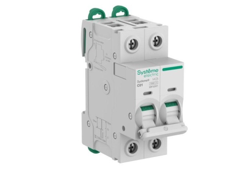 Автоматический выключатель (АВ) C 1A 2P 10kA 400В Systeme9 | код S9F32201 | Systeme Electric Автоматический выключатель (АВ) C 1A 2P 10kA 400В Systeme9 | код S9F32201 | Systeme Electric